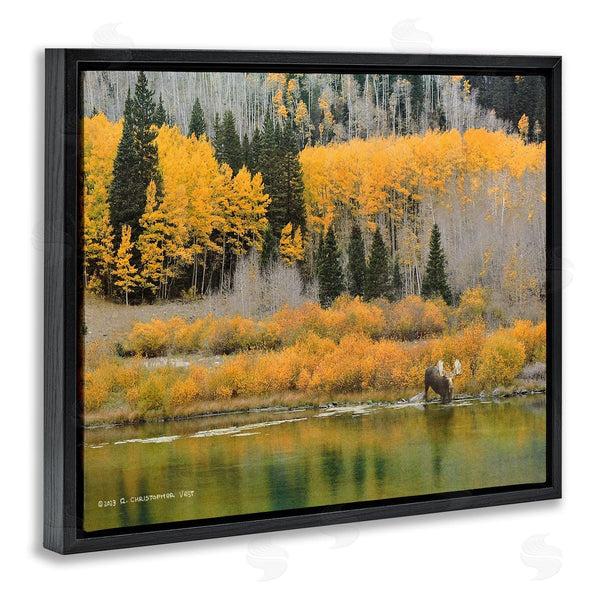 Stupell Industries Chris Vest | Moose At Priest Lake Wall Art