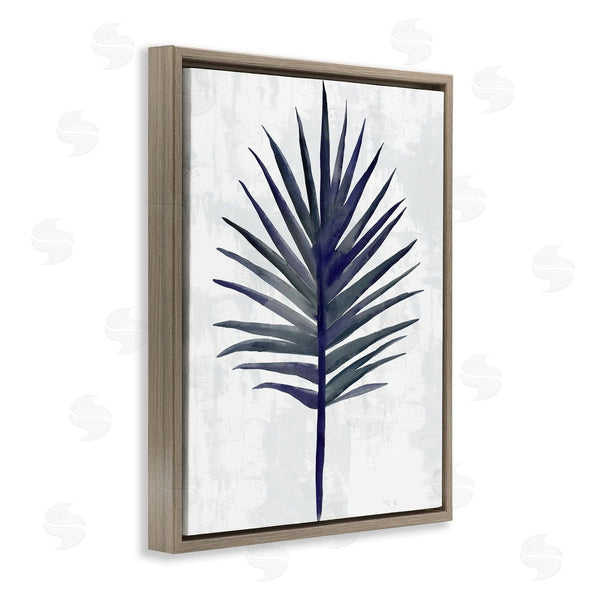 Stupell Industries Christie Adams | Navy Blue Fan Palm