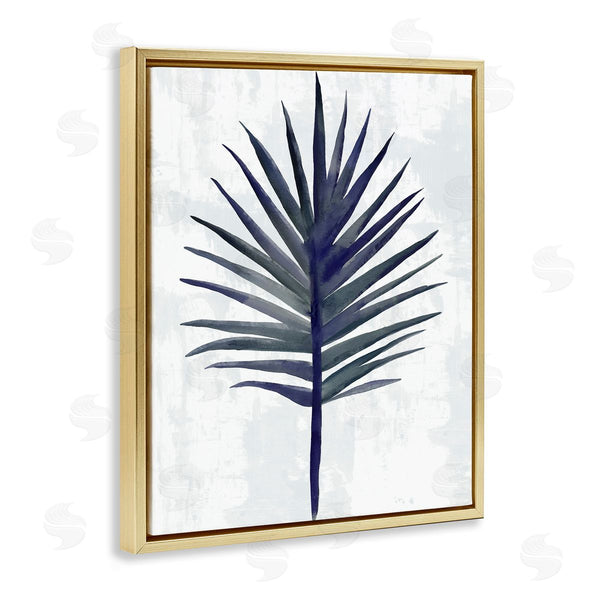 Stupell Industries Christie Adams | Navy Blue Fan Palm