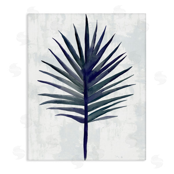 stupell industries Christie Adams | Navy Blue Fan Palm