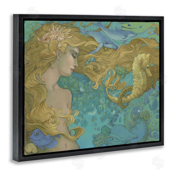 Stupell Industries Christina P. Wyatt | Mother Ocean Mermaid Portrait