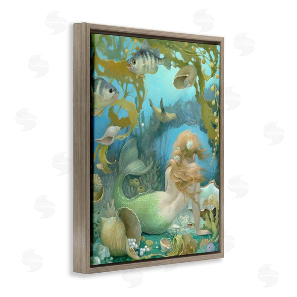 Stupell Industries Christina P. Wyatt | Sea Of Jewels Mermaid Portrait