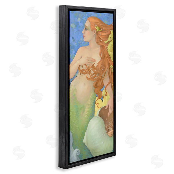 Stupell Industries Christina P. Wyatt | The Gatekeepers Mermaid Portrait