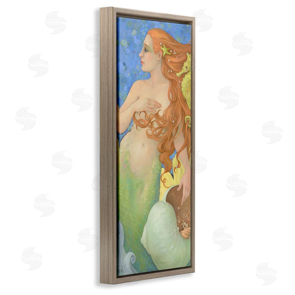 Stupell Industries Christina P. Wyatt | The Gatekeepers Mermaid Portrait