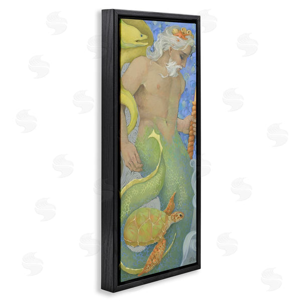 Stupell Industries Christina P. Wyatt | The Gatekeepers Merman Portrait