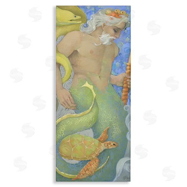 stupell industries Christina P. Wyatt | The Gatekeepers Merman Portrait