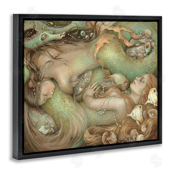 Stupell Industries Christina P. Wyatt | Two Mermaids Underwater