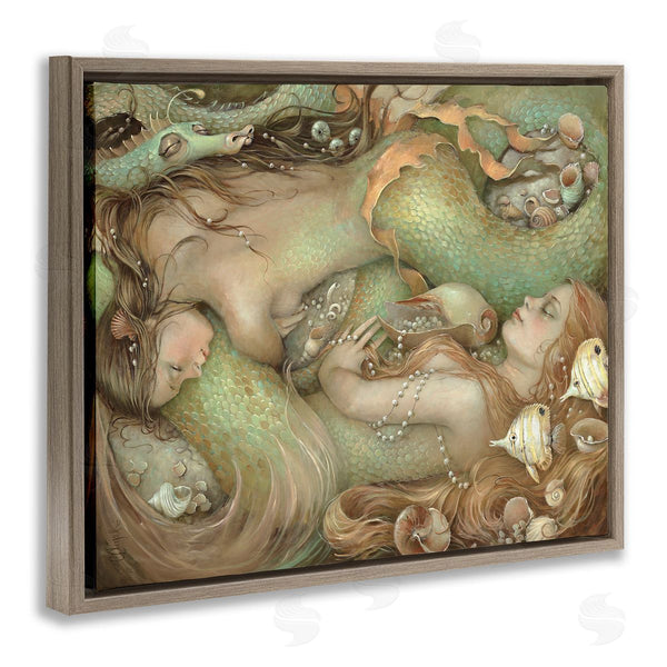 Stupell Industries Christina P. Wyatt | Two Mermaids Underwater