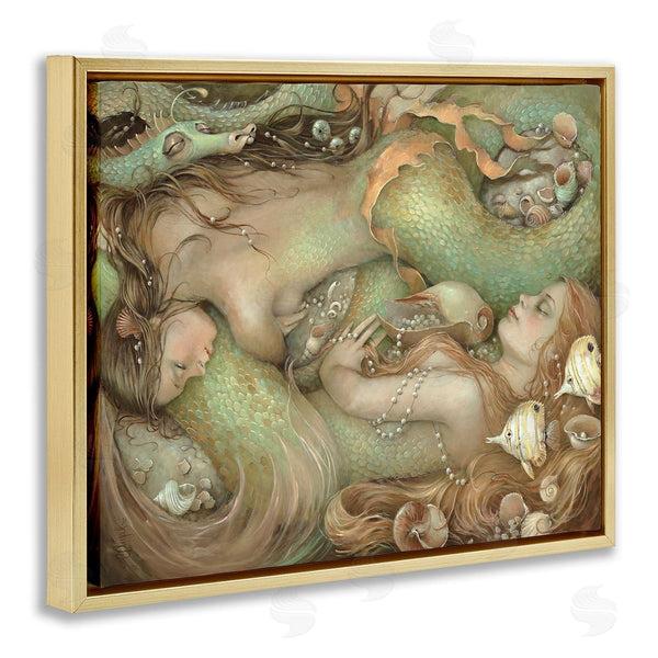 Stupell Industries Christina P. Wyatt | Two Mermaids Underwater