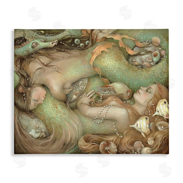 stupell industries Christina P. Wyatt | Two Mermaids Underwater