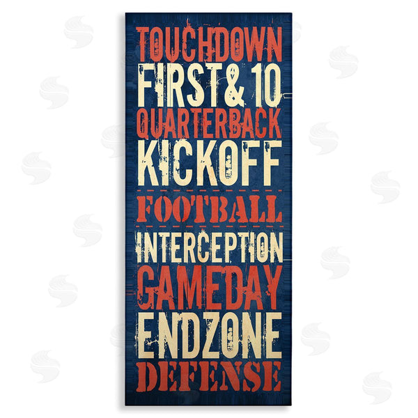 stupell industries Christine Adolph | Rustic Football Phrases