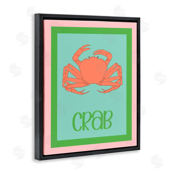 Stupell Industries Christine Becker | Coastal Cuisine Crab Wall Art