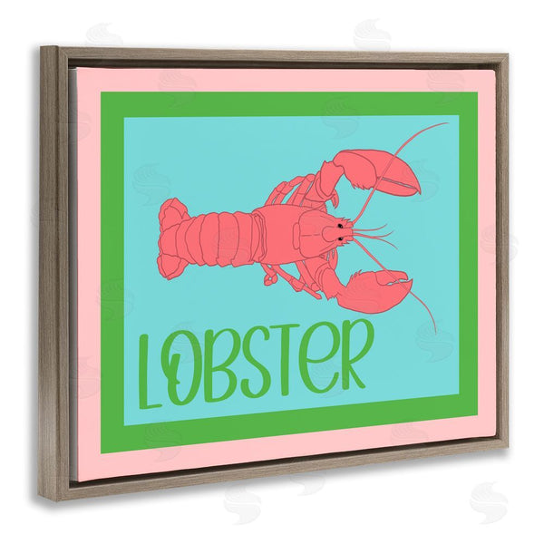 Stupell Industries Christine Becker | Coastal Cuisine Lobster Wall Art