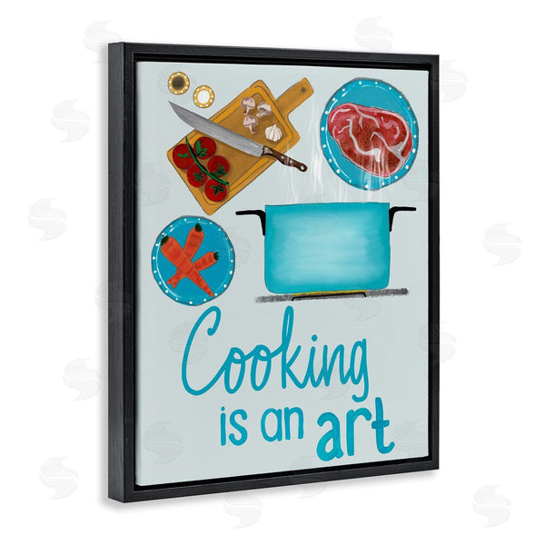 Stupell Industries Christine Becker | Cooking Is An Art Phrase