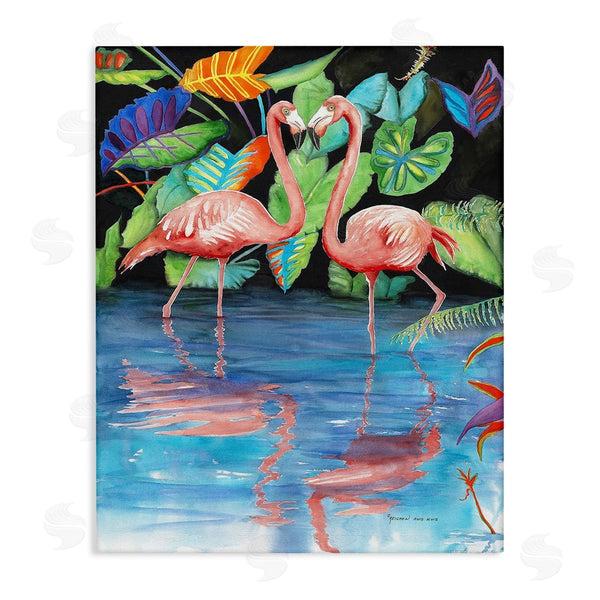 stupell industries Christine Reichow | Bold Flamingos Reflection Wall Art
