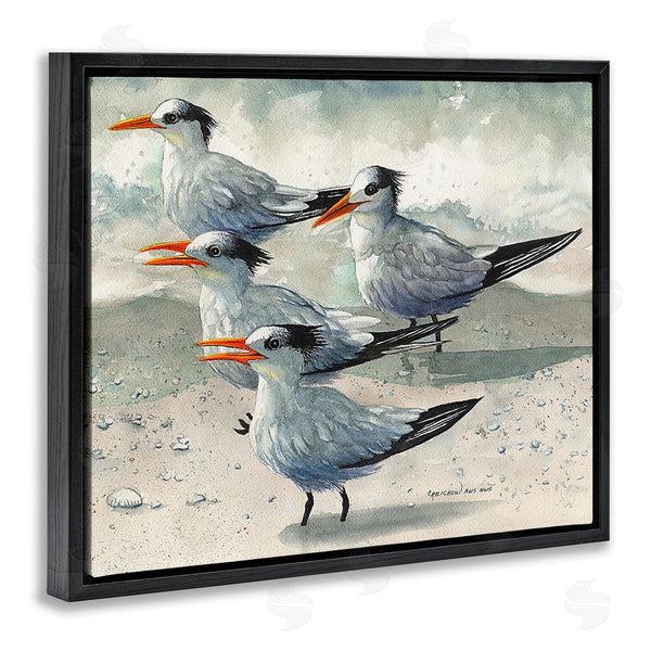 Stupell Industries Christine Reichow | Chirping Beach Birds Wall Art