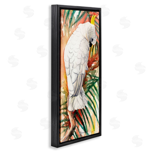 Stupell Industries Christine Reichow | Cockatoo Among Leaves Wall Art