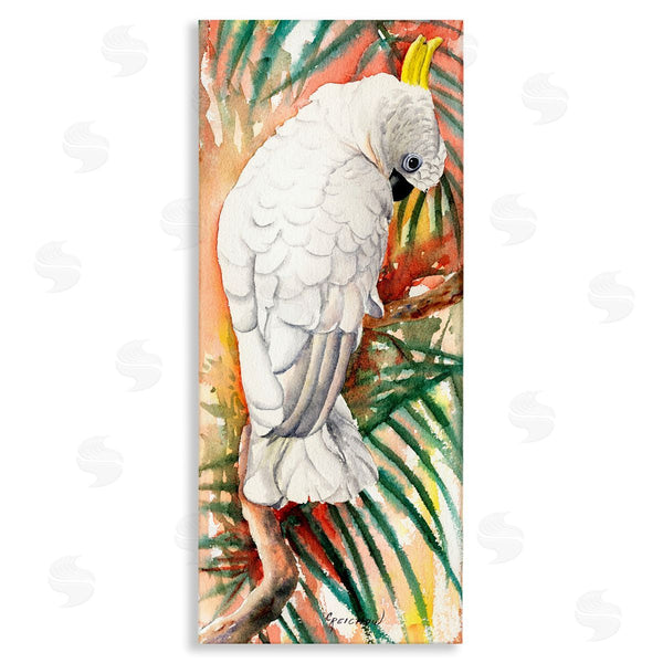stupell industries Christine Reichow | Cockatoo Among Leaves Wall Art