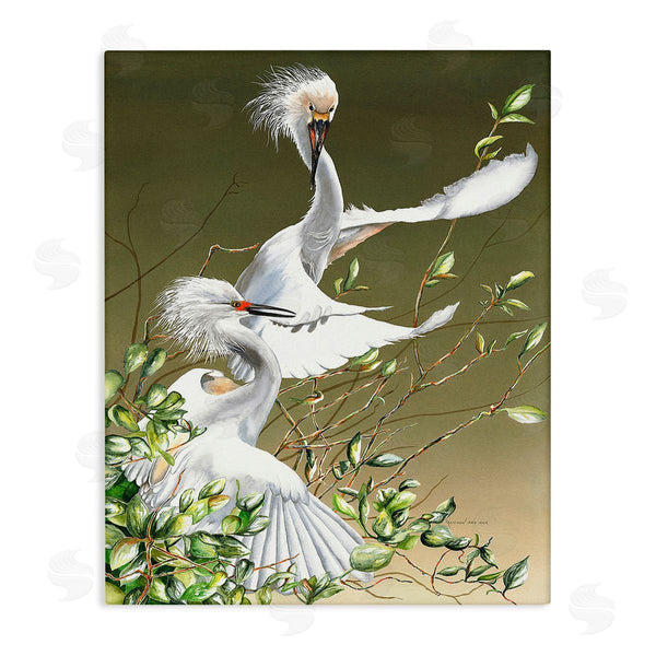 stupell industries Christine Reichow | Egrets Flapping Wings Wall Art