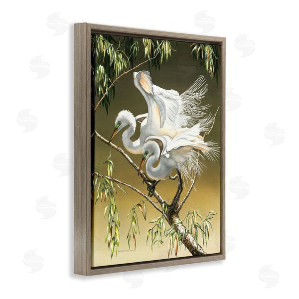 Stupell Industries Christine Reichow | Egrets Perched On Branch Wall Art