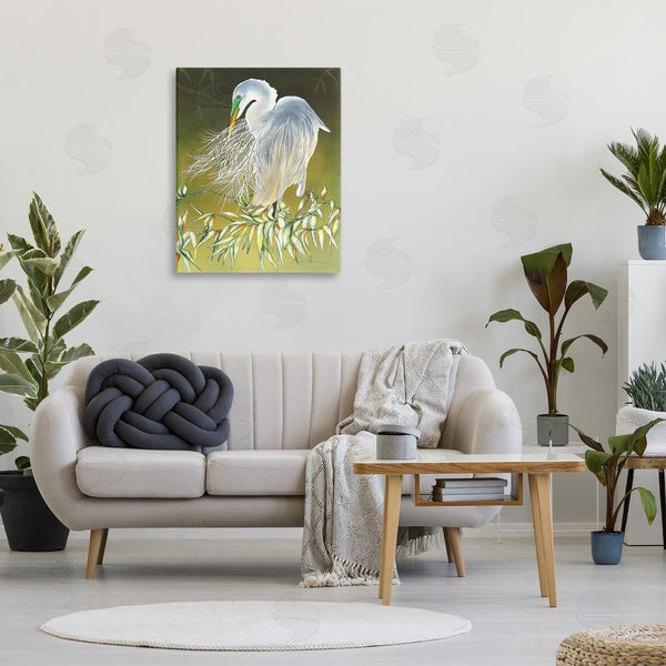 Stupell Industries Christine Reichow | Elegant Egret Bird Wall Art
