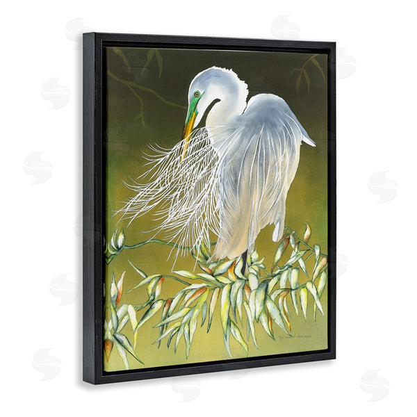 Stupell Industries Christine Reichow | Elegant Egret Bird Wall Art
