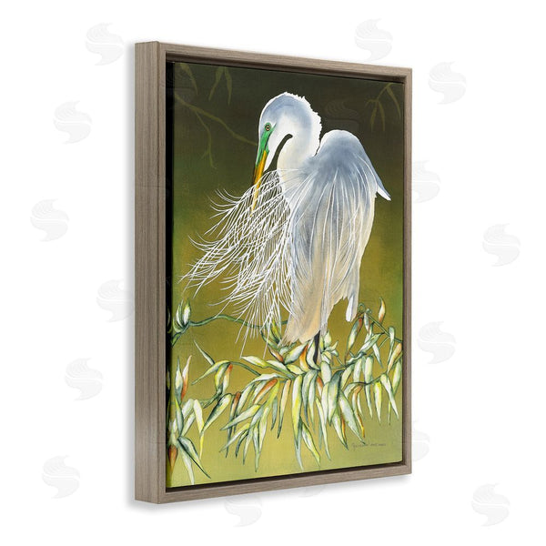 Stupell Industries Christine Reichow | Elegant Egret Bird Wall Art