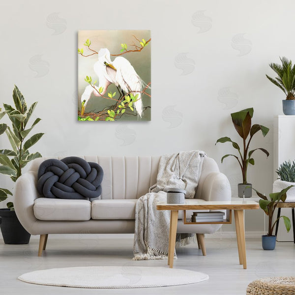 Stupell Industries Christine Reichow | Gazing Egrets On Branch Wall Art