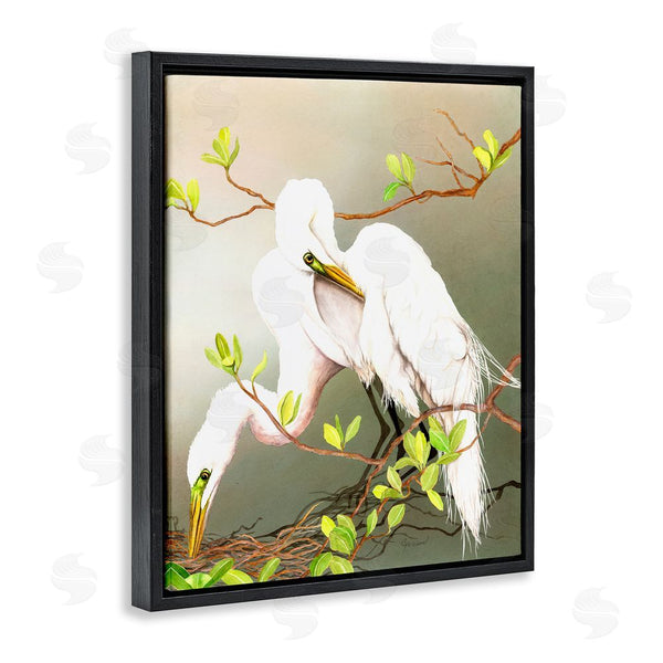 Stupell Industries Christine Reichow | Gazing Egrets On Branch Wall Art