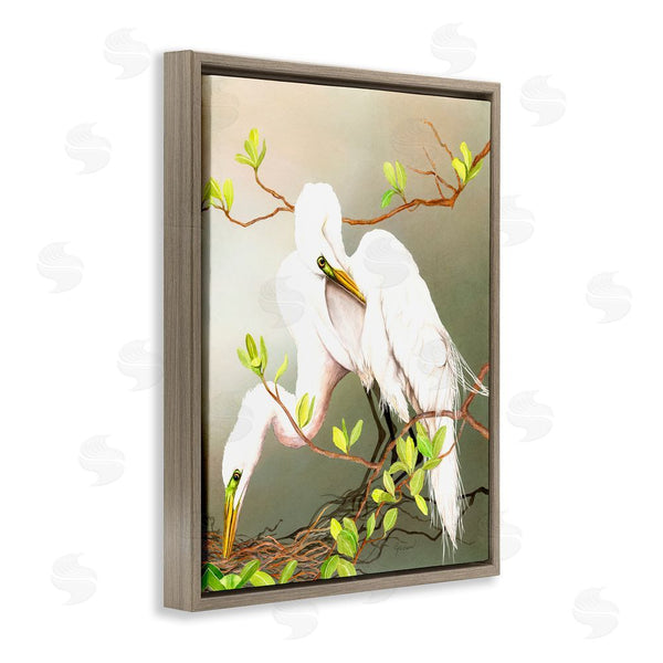 Stupell Industries Christine Reichow | Gazing Egrets On Branch Wall Art