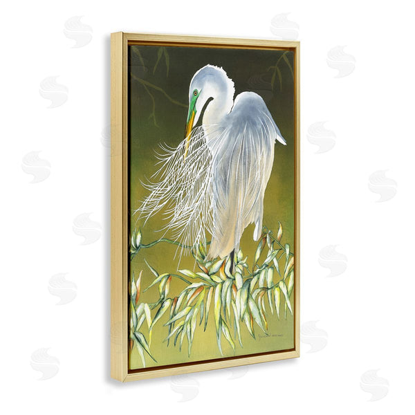 Stupell Industries Christine Reichow | Heron With Detailed Feathers