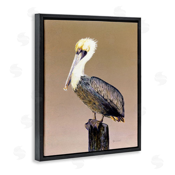 Stupell Industries Christine Reichow | Pelican On Perch Wall Art