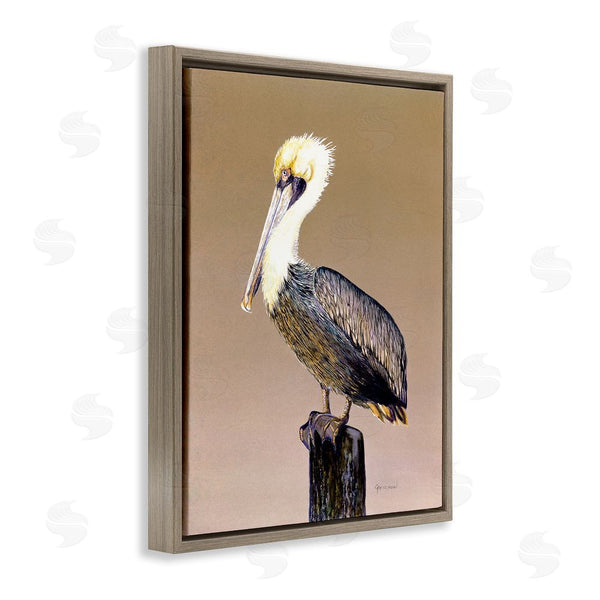 Stupell Industries Christine Reichow | Pelican On Perch Wall Art