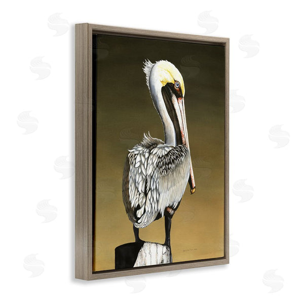 Stupell Industries Christine Reichow | Pelican With Intense Gaze Wall Art
