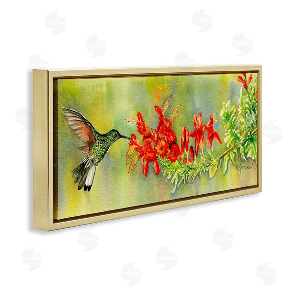 Stupell Industries Christine Reichow | Quick Sip Hummingbird Wall Art
