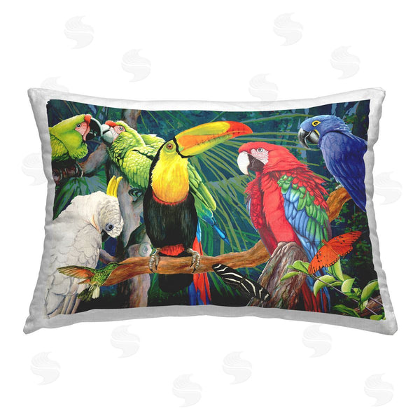 stupell industries Christine Reichow | Rainforest Birds Perched