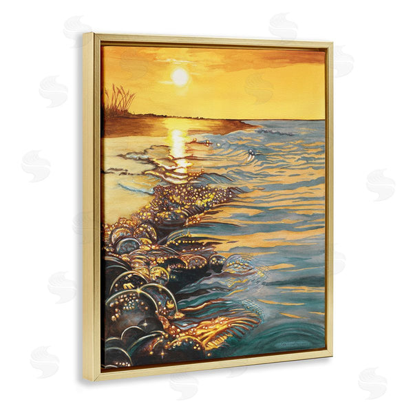 Stupell Industries Christine Reichow | Saltwater Beach Sunset