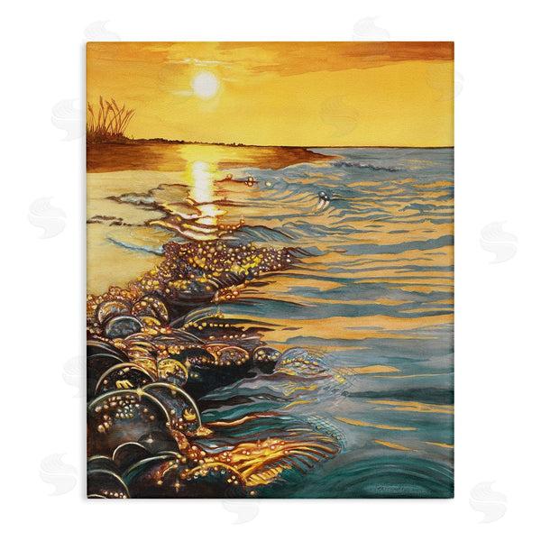 stupell industries Christine Reichow | Saltwater Beach Sunset