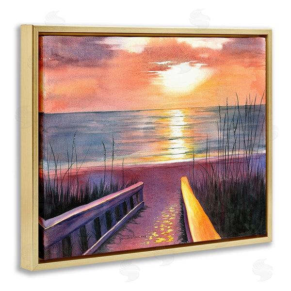 Stupell Industries Christine Reichow | Sea Sunset Reflection