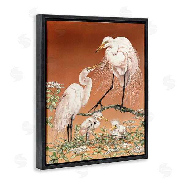 Stupell Industries Christine Reichow | Traditional Heron Family Wall Art