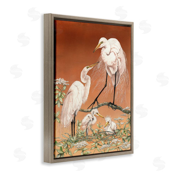 Stupell Industries Christine Reichow | Traditional Heron Family Wall Art