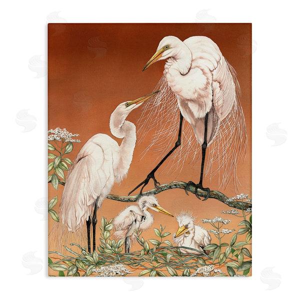 stupell industries Christine Reichow | Traditional Heron Family Wall Art