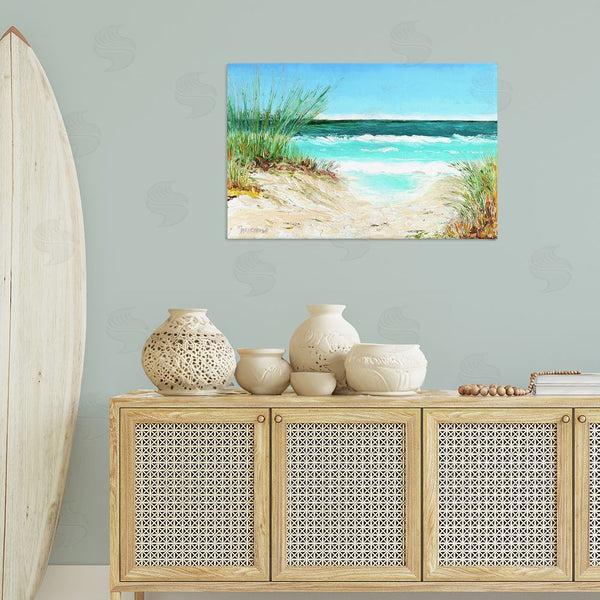 Stupell Industries Christine Reichow | Tropical Beach View Wall Art