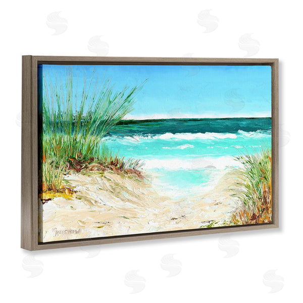 Stupell Industries Christine Reichow | Tropical Beach View Wall Art