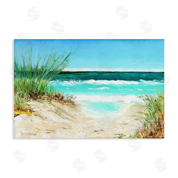 stupell industries Christine Reichow | Tropical Beach View Wall Art