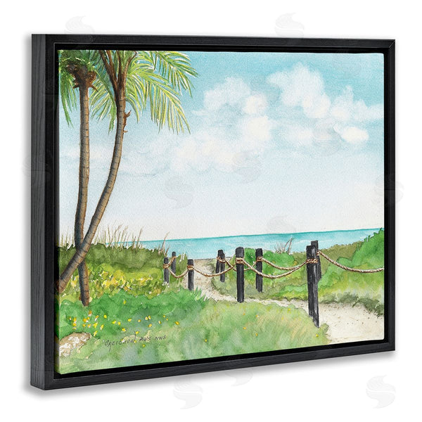 Stupell Industries Christine Reichow | Tropical Summer Path Wall Art