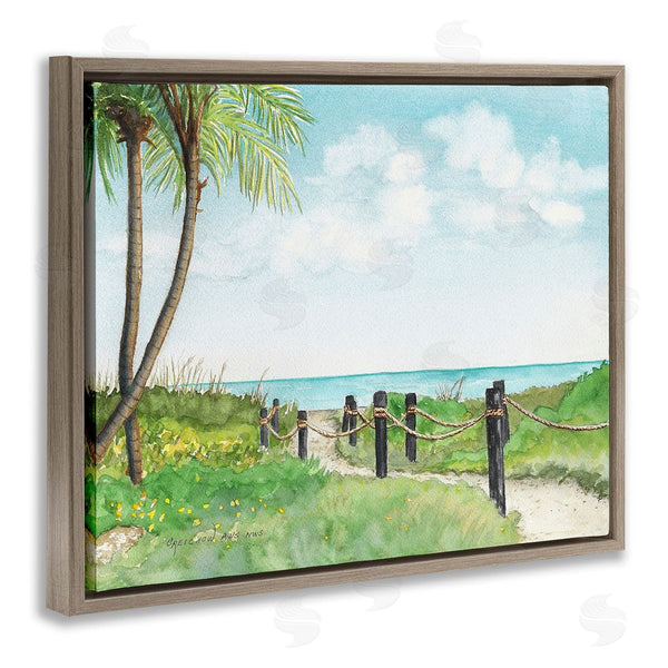 Stupell Industries Christine Reichow | Tropical Summer Path Wall Art