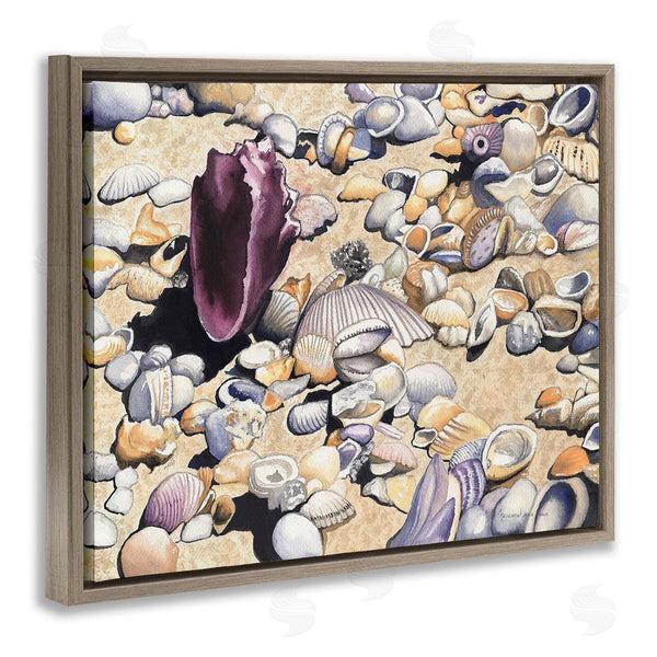 Stupell Industries Christine Reichow | Various Seashells On Coast Wall Art