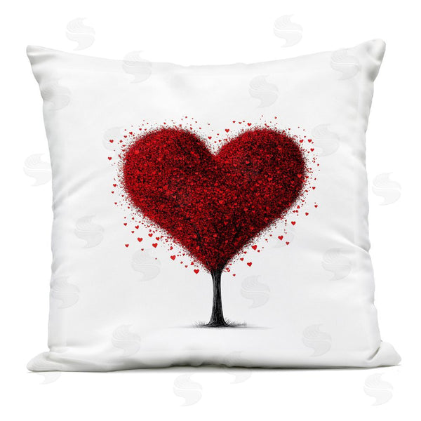 Stupell Industries Christine Simpson Art | Blooming Heart Tree Printed Throw Pillow