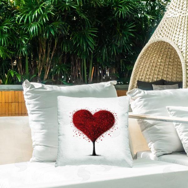Stupell Industries Christine Simpson Art | Blooming Heart Tree Printed Throw Pillow